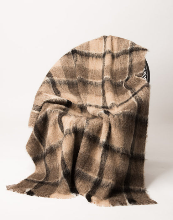 Brushed Alpaca Blanket Australia - Windermere Canterbury Check