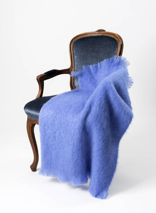 Mohair Throw Australia Provence Blue