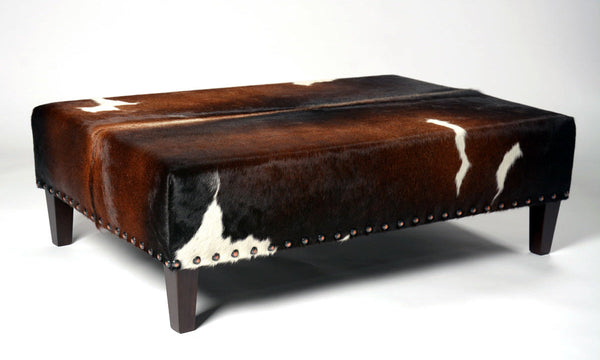 Rectangle Cowhide Ottomans