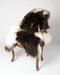 Brown and White Icelandic Sheepskin #016
