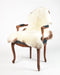 Cream and light brown sheepskin rug