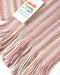 Lily pink possum merino scarf NX378 detail