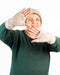 NX553 Possum merino hand warmers Natural