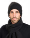 NX677 Possum merino wool slouch beanie charcoal grey Native World
