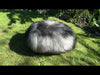 Icelandic sheepskin footstool by Gorgeous Creatures