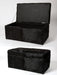 Black storage ottoman furniture NZ made