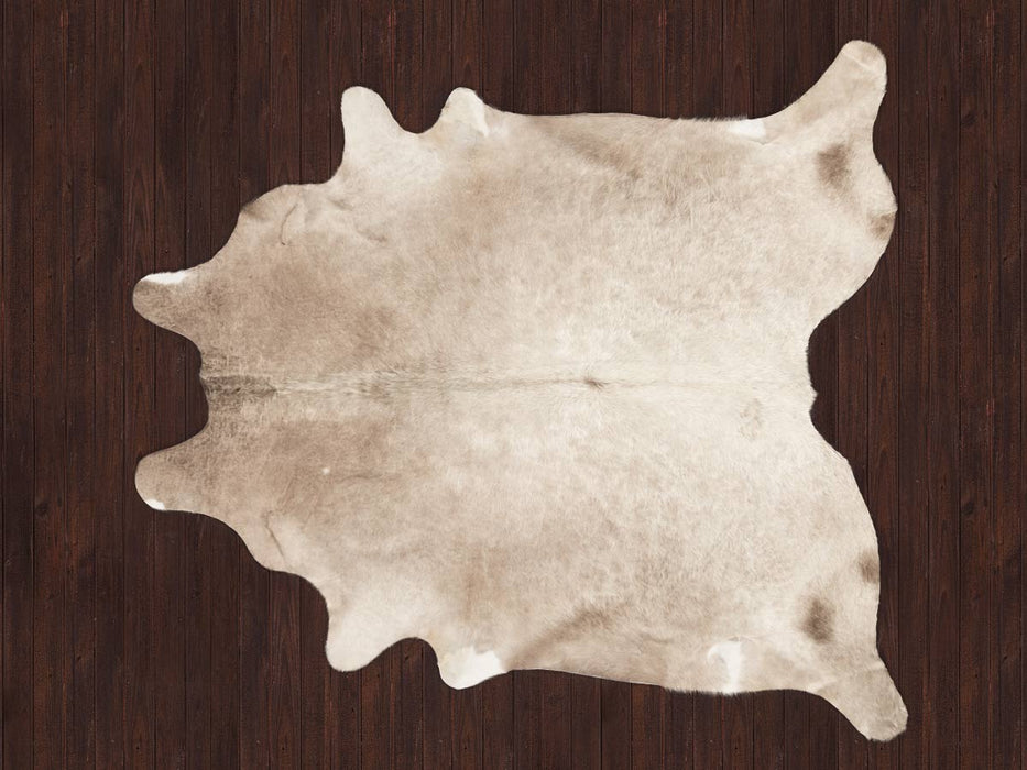 Taupe Beige Cowhide Rug