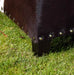 Cowhide Ottoman with Wood Legs & Studs 120x90x40cm