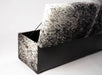 Storage ottoman for bedroom back view