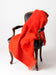 Orange Mohair Throw NZ - Hibiscus