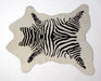 Mini zebra cowhide rug 005