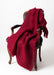 Red Mohair Throw NZ Tamarind 