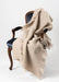 Mohair Throw New Zealand in Beige 