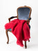 Mohair Blanket New Zealand - Scarlet red wool blanket