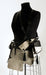 Pale grey cowhide shoulder bags